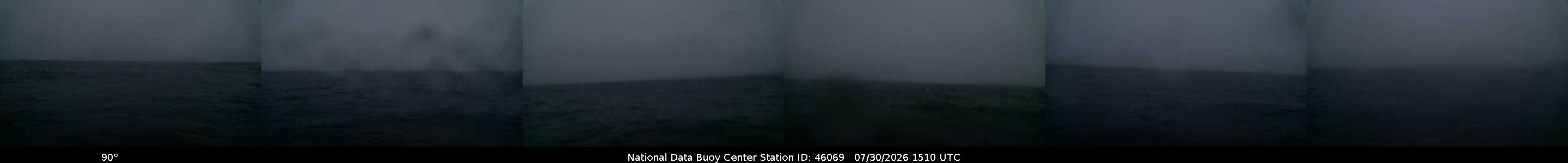 Historical buoy camera image for 46069 captured 2026-07-30 15:10:00 UTC