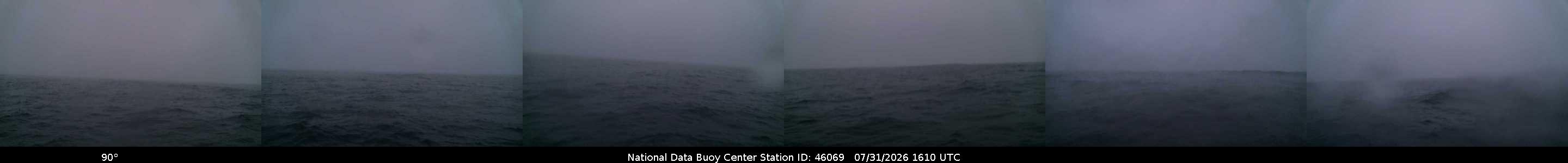 Historical buoy camera image for 46069 captured 2026-07-31 16:10:00 UTC