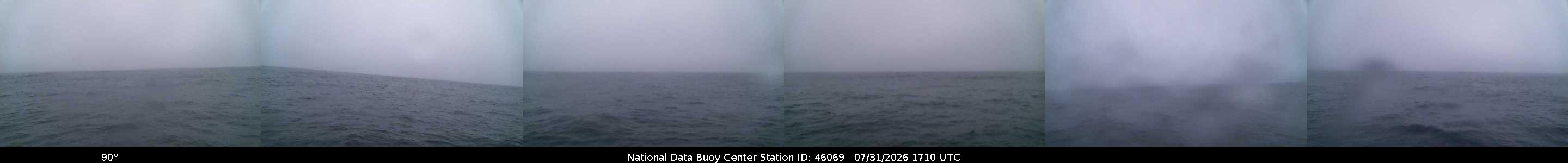 Historical buoy camera image for 46069 captured 2026-07-31 17:10:00 UTC