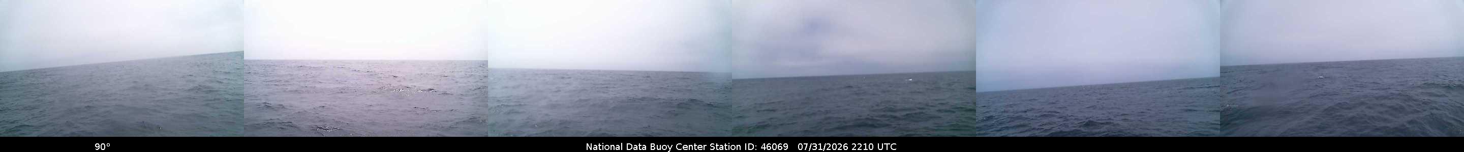 Historical buoy camera image for 46069 captured 2026-07-31 22:10:00 UTC