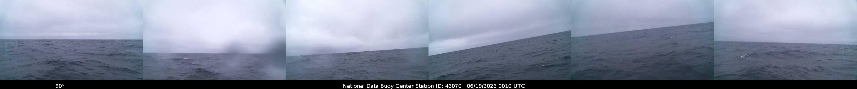 Historical buoy camera image for 46070 captured 2026-06-19 00:10:00 UTC