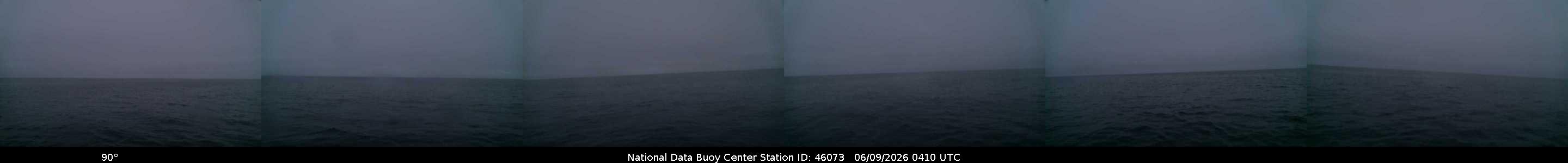 Historical buoy camera image for 46073 captured 2026-06-09 04:10:00 UTC