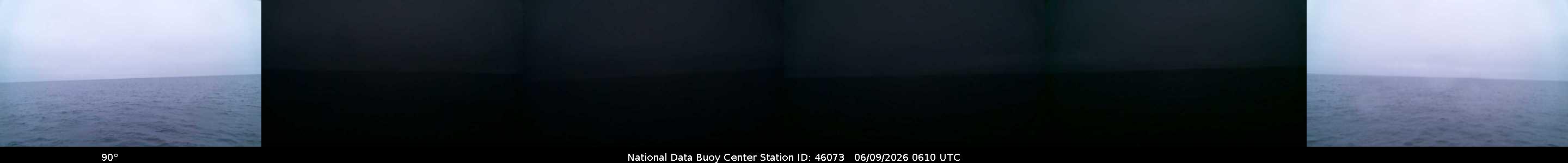 Historical buoy camera image for 46073 captured 2026-06-09 06:10:00 UTC