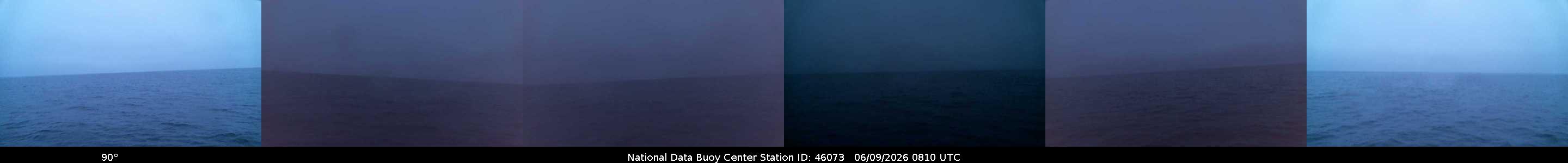Historical buoy camera image for 46073 captured 2026-06-09 08:10:00 UTC