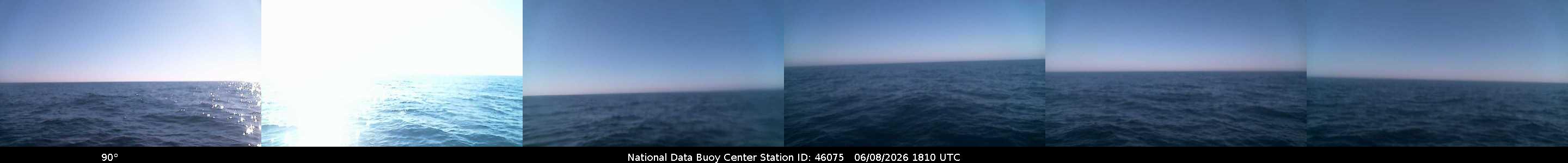 Historical buoy camera image for 46075 captured 2026-06-08 18:10:00 UTC
