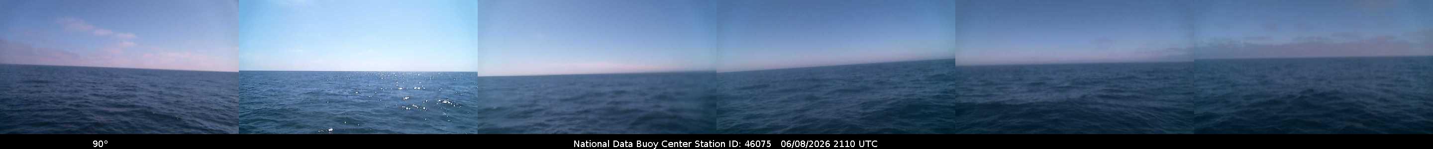 Historical buoy camera image for 46075 captured 2026-06-08 21:10:00 UTC