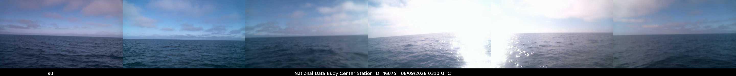 Historical buoy camera image for 46075 captured 2026-06-09 03:10:00 UTC