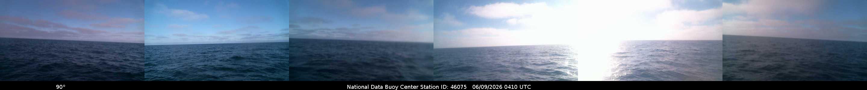 Historical buoy camera image for 46075 captured 2026-06-09 04:10:00 UTC