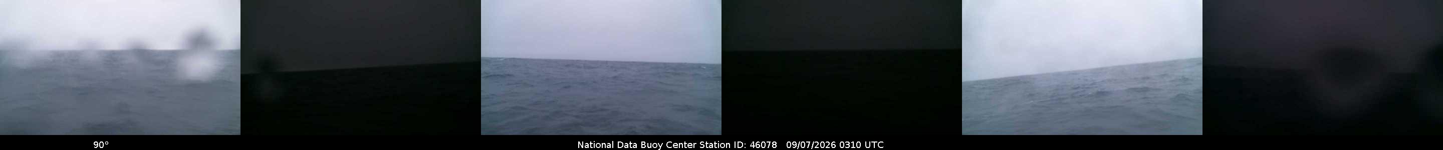 Historical buoy camera image for 46078 captured 2026-09-07 03:10:00 UTC