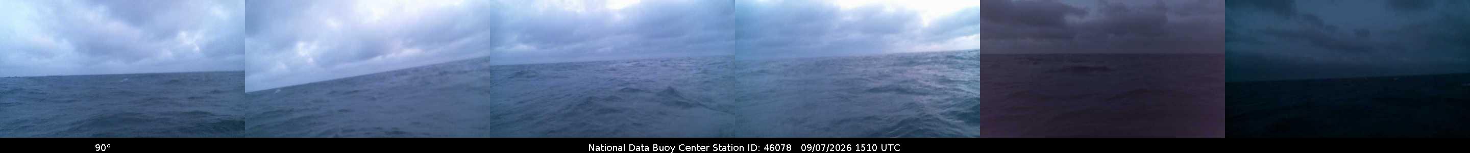 Historical buoy camera image for 46078 captured 2026-09-07 15:10:00 UTC