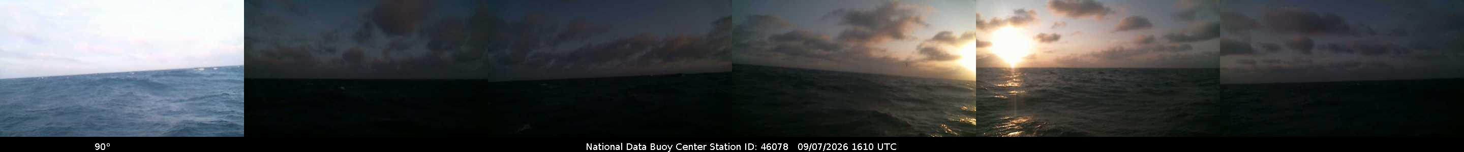 Historical buoy camera image for 46078 captured 2026-09-07 16:10:00 UTC