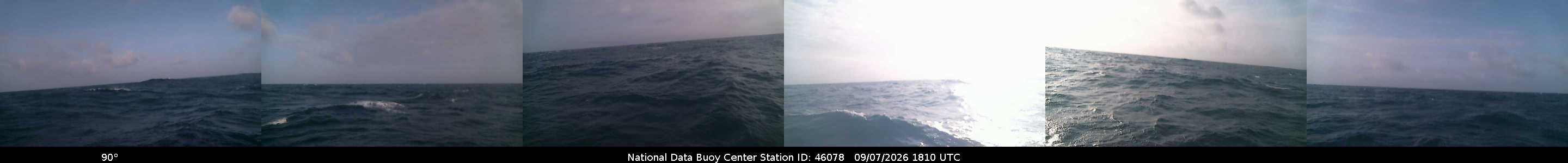 Historical buoy camera image for 46078 captured 2026-09-07 18:10:00 UTC