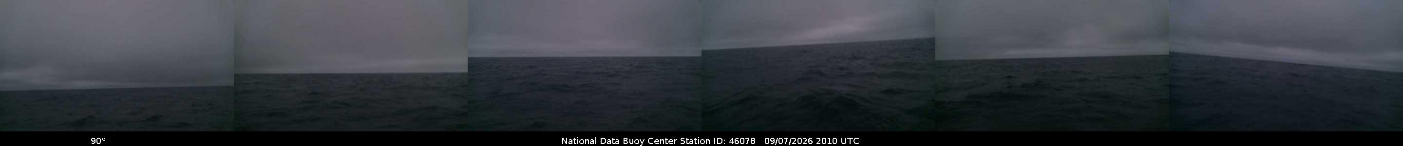Historical buoy camera image for 46078 captured 2026-09-07 20:10:00 UTC