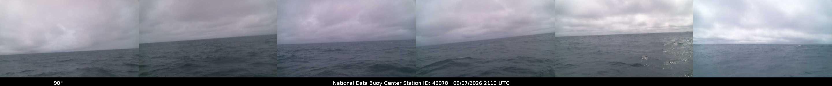 Historical buoy camera image for 46078 captured 2026-09-07 21:10:00 UTC