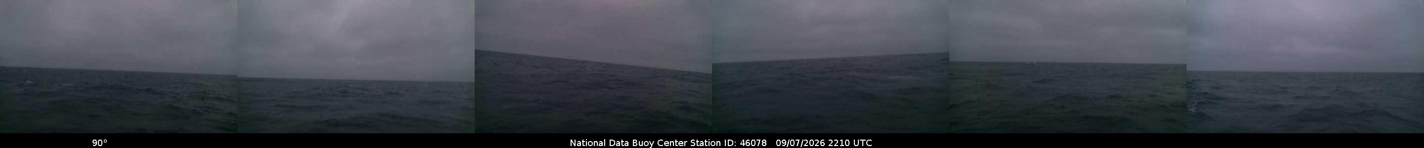 Historical buoy camera image for 46078 captured 2026-09-07 22:10:00 UTC