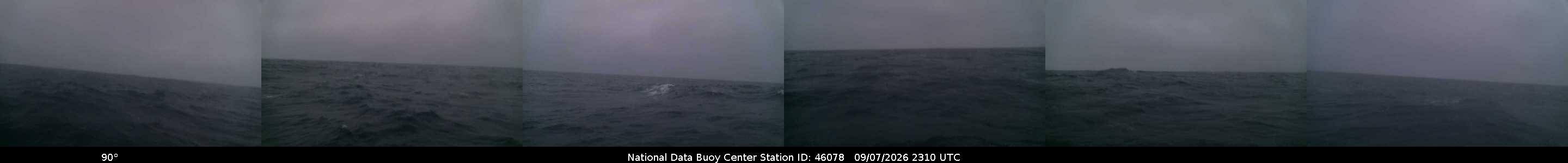 Historical buoy camera image for 46078 captured 2026-09-07 23:10:00 UTC