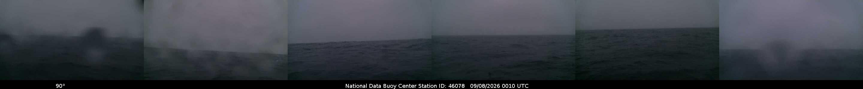 Historical buoy camera image for 46078 captured 2026-09-08 00:10:00 UTC