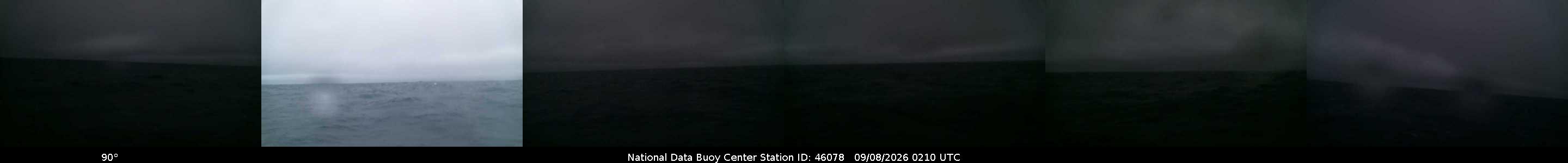 Historical buoy camera image for 46078 captured 2026-09-08 02:10:00 UTC