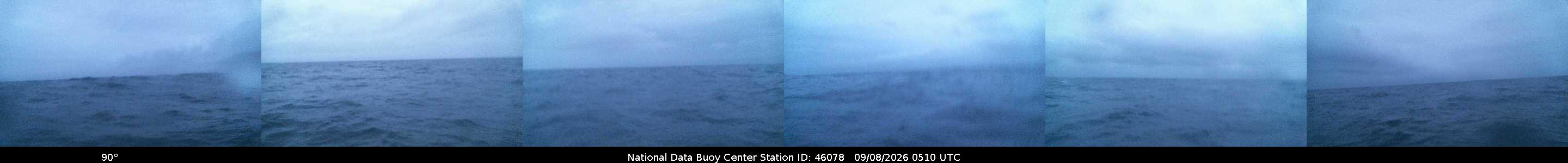 Historical buoy camera image for 46078 captured 2026-09-08 05:10:00 UTC