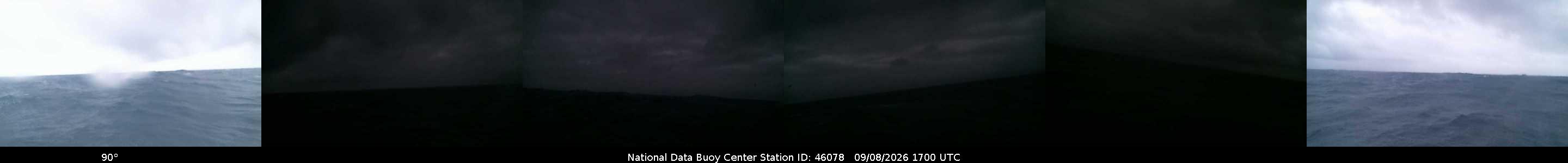 Historical buoy camera image for 46078 captured 2026-09-08 17:00:00 UTC