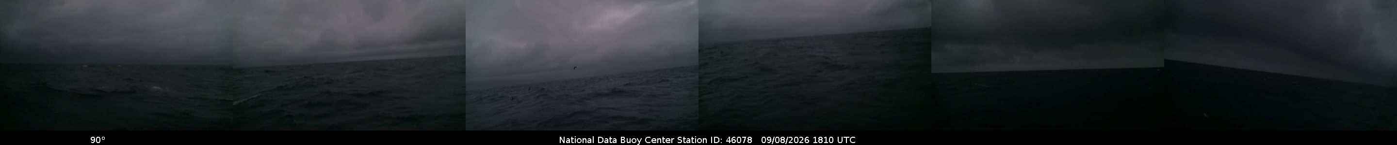 Historical buoy camera image for 46078 captured 2026-09-08 18:10:00 UTC