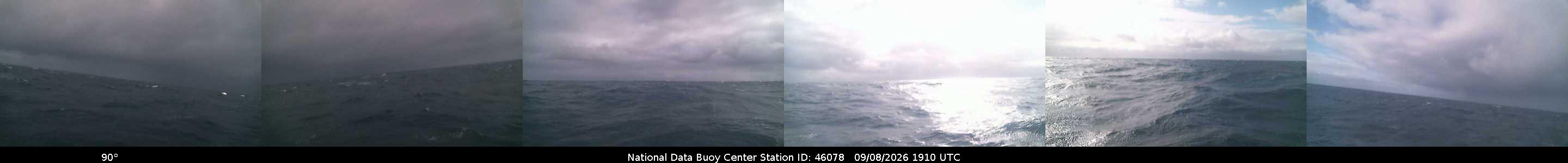 Historical buoy camera image for 46078 captured 2026-09-08 19:10:00 UTC