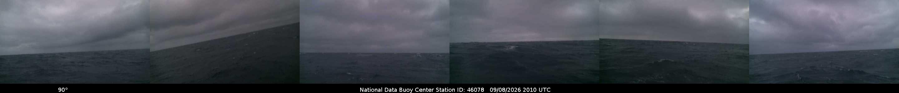 Historical buoy camera image for 46078 captured 2026-09-08 20:10:00 UTC