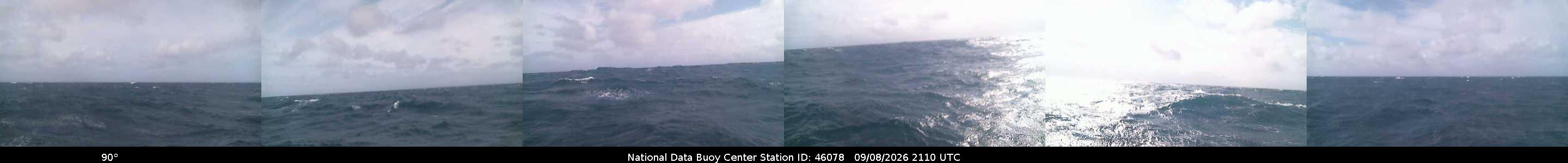Historical buoy camera image for 46078 captured 2026-09-08 21:10:00 UTC