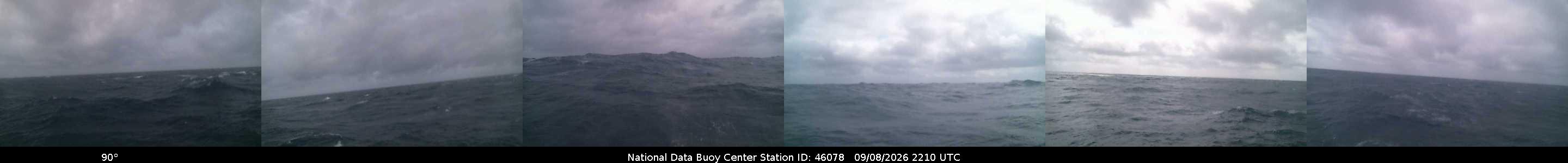 Historical buoy camera image for 46078 captured 2026-09-08 22:10:00 UTC
