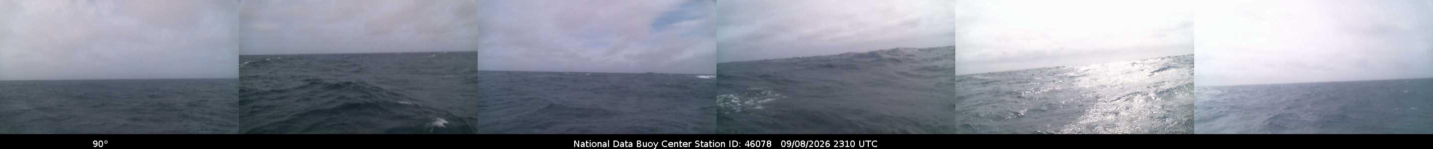 Historical buoy camera image for 46078 captured 2026-09-08 23:10:00 UTC