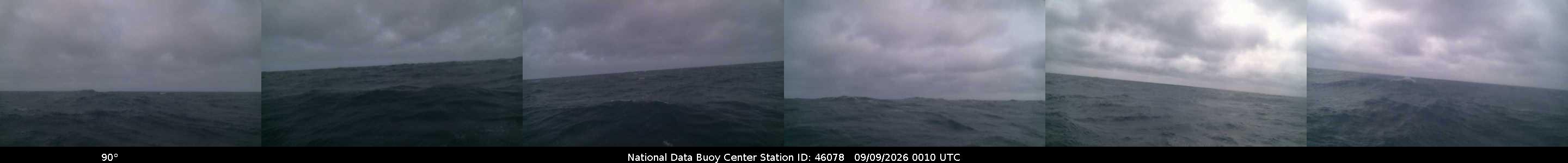 Historical buoy camera image for 46078 captured 2026-09-09 00:10:00 UTC