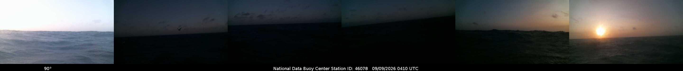 Historical buoy camera image for 46078 captured 2026-09-09 04:10:00 UTC