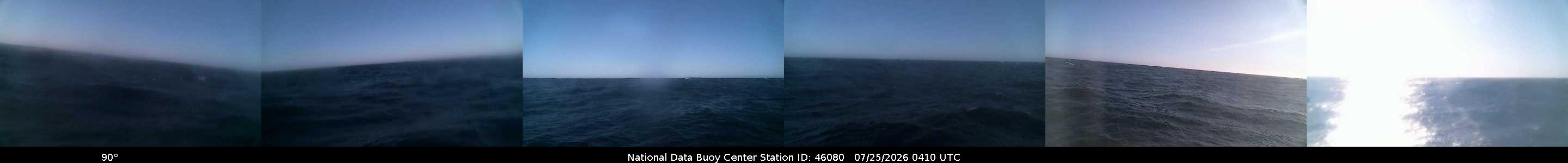Historical buoy camera image for 46080 captured 2026-07-25 04:10:00 UTC