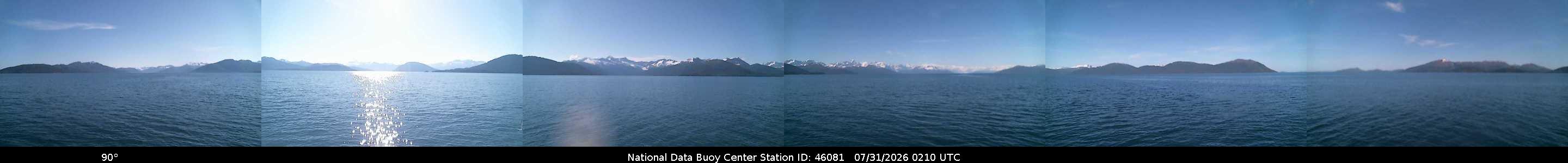 Historical buoy camera image for 46081 captured 2026-07-31 02:10:00 UTC