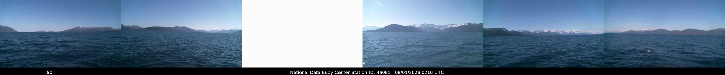 Historical buoy camera image for 46081 captured 2026-08-01 02:10:00 UTC