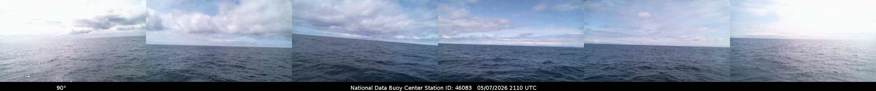 Historical buoy camera image for 46083 captured 2026-05-07 21:10:00 UTC