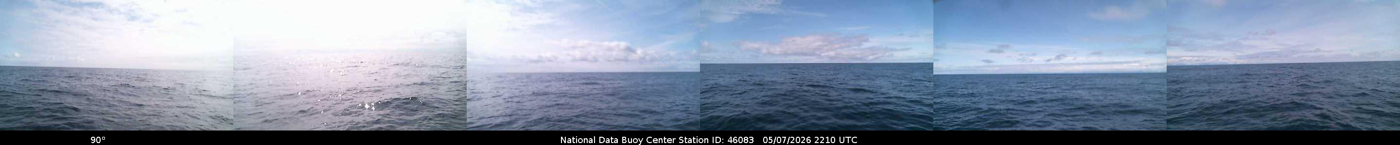 Historical buoy camera image for 46083 captured 2026-05-07 22:10:00 UTC
