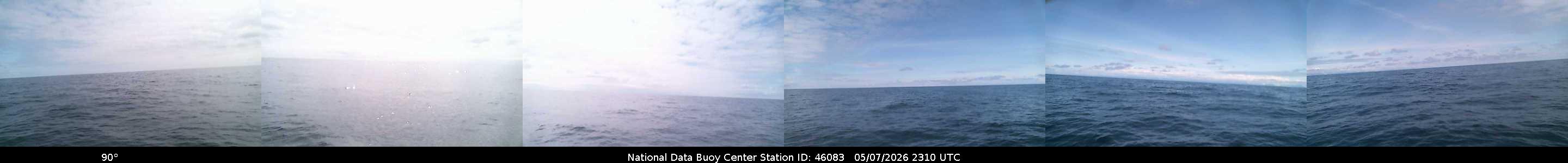 Historical buoy camera image for 46083 captured 2026-05-07 23:10:00 UTC