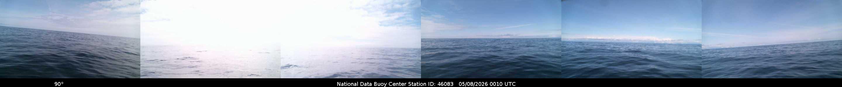 Historical buoy camera image for 46083 captured 2026-05-08 00:10:00 UTC