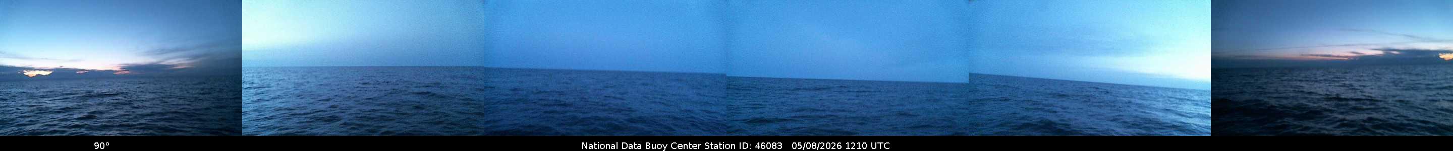 Historical buoy camera image for 46083 captured 2026-05-08 12:10:00 UTC