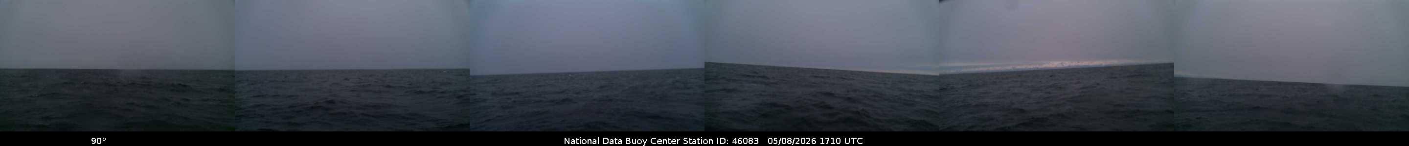 Historical buoy camera image for 46083 captured 2026-05-08 17:10:00 UTC