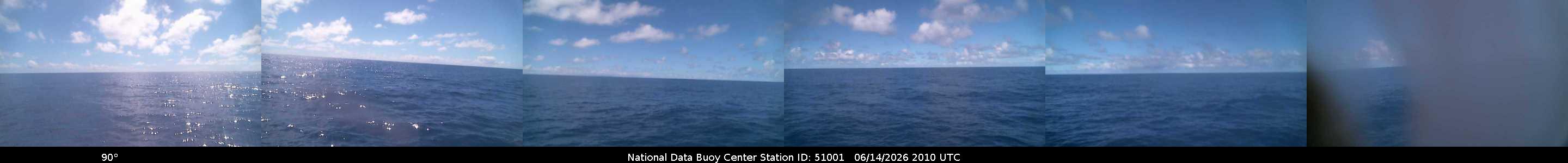 Historical buoy camera image for 51001 captured 2026-06-14 20:10:00 UTC