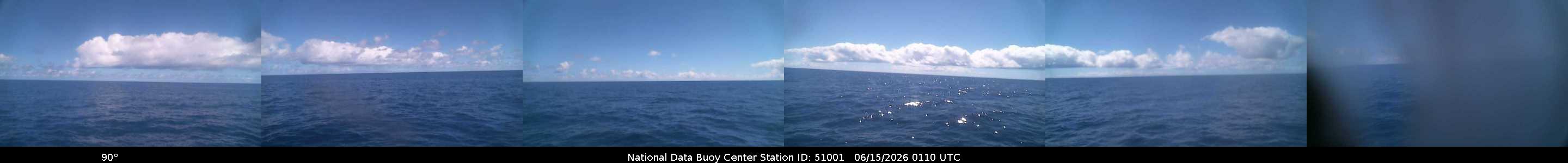 Historical buoy camera image for 51001 captured 2026-06-15 01:10:00 UTC