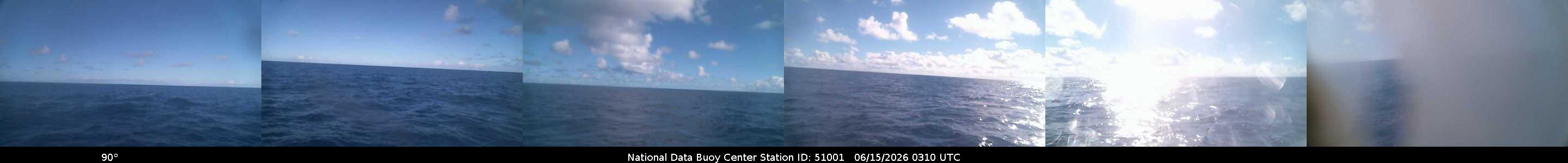 Historical buoy camera image for 51001 captured 2026-06-15 03:10:00 UTC