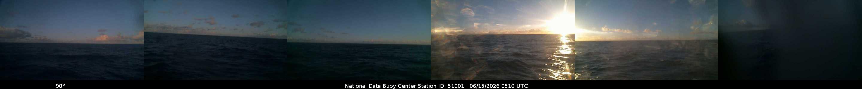 Historical buoy camera image for 51001 captured 2026-06-15 05:10:00 UTC