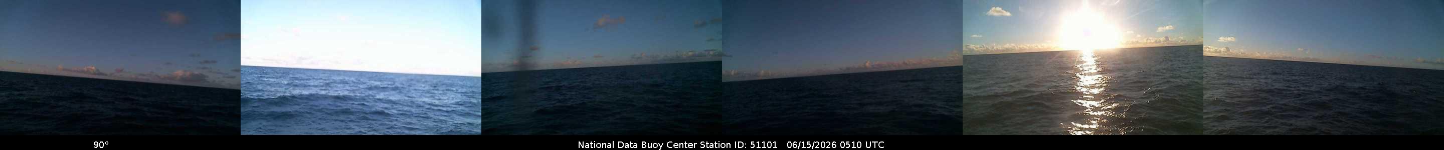 Historical buoy camera image for 51101 captured 2026-06-15 05:10:00 UTC