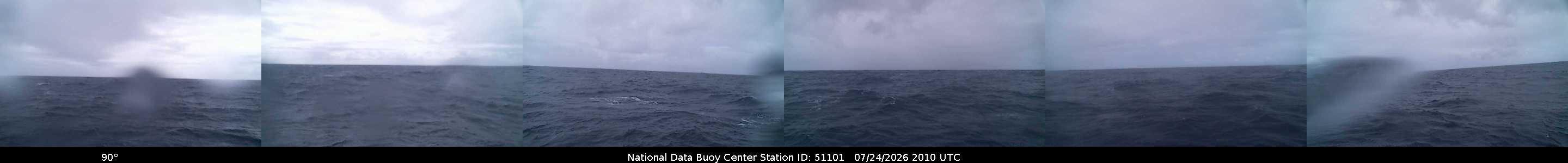 Historical buoy camera image for 51101 captured 2026-07-24 20:10:00 UTC
