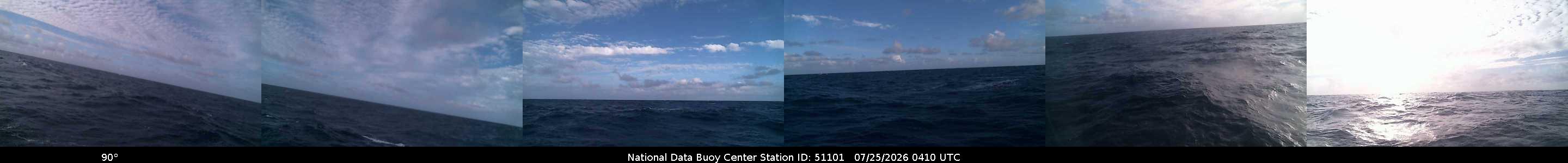 Historical buoy camera image for 51101 captured 2026-07-25 04:10:00 UTC