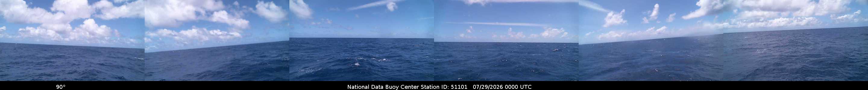 Historical buoy camera image for 51101 captured 2026-07-29 00:00:00 UTC