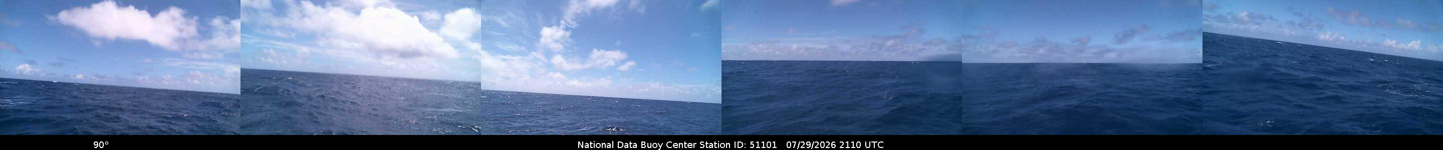 Historical buoy camera image for 51101 captured 2026-07-29 21:10:00 UTC